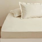 Karaca Home Basıc Ekru Fitted Tek Kişilik Çarşaf 100X200x30cm
