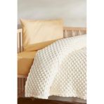 Karaca Home Bebek Lily Ekru Tomurcuk 90x110 cm Battaniye