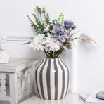 Karaca Home Bevel Dekoratif Gri Vazo