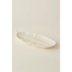 Karaca Home Beyaz Leaf Dekoratif Tabak