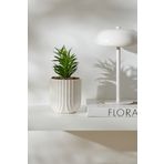 Karaca Home Beyaz Serena Saksı