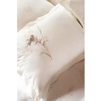 Karaca Home Birdy Kahve Çift Kişilik Çarşaf Set