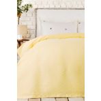 Karaca Home Boni %100 Pamuk Sarı Çift Kişilik Pike