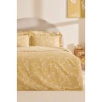 Karaca Home Carlo %100 Pamuk Çift Kişilik Nevresim Takımı Sarı - 200 x 220 cm