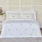 Karaca Home Cavale Percale Nakışlı Pudra Çift Kişilik Nevresim Takımı