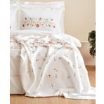 Karaca Home Clarice %100 Pamuk Çift Kişilik Nevresim Pike Hediyeli Takım Multicolor