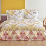 Karaca Home Cleo Pamuk Tek Kişilik Turuncu 160 x 220 cm Nevresim Takımı