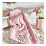 Karaca Home Comfort Touch Pudra 30x50 cm Nakışlı Pamuk Havlu