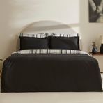 Karaca Home Cool Stripe Çift Kişilik Nevresim Takımı Siyah - 220 x 230 cm