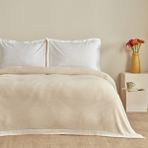 Karaca Home Cool Touch Çift Kişilik Triko Battaniye Bej - 200 x 220 cm