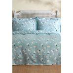Karaca Home Daisy Mint PP %100 Pamuk Çift Kişilik Pike Takımı