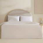 Karaca Home Delvyn %100 Pamuk Çift Kişilik Nevresim Takımı Beyaz - 200 x 220 cm
