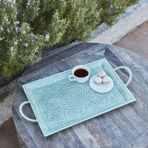 Karaca Home Donna Su Yeşili 45 cm Dekoratif Tepsi