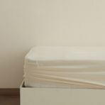 Karaca Home Ekru Basic %100 Pamuk Çift Kişilik Lastikli Çarşaf