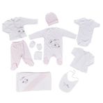 Karaca Home Elephant Aplike ve Nakış 10 Parça Yenidoğan Hastane Çıkışı Set