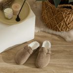 Karaca Home Fenti Kahverengi Keçe Ev Terliği