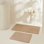 Karaca Home Figure Embos Kahverengi 2'li Banyo Paspası