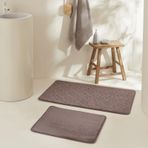 Karaca Home Figure Embos Mürdüm 2'li Banyo Paspası