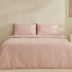 Karaca Home Fiora %100 Pamuk Soft Touch Pembe Çift Kişilik Nevresim Takımı