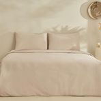 Karaca Home Fiora Soft Touch %100 Pamuk Lila Çift Kişilik Nevresim Takımı