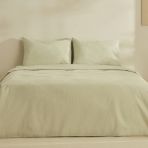 Karaca Home Fiora Soft Touch Pamuk Yeşil 200 x 220 cm Çift Kişilik Nevresim Takımı