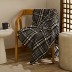 Karaca Home Flanel Throw Açık Gri TV Battaniyesi