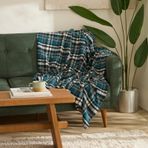 Karaca Home Flanel Throw Petrol Yeşili TV Battaniyesi