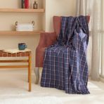 Karaca Home Flanel Throw Tv Battaniyesi Mavi/lacivert - 120 x 150 cm