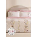 Karaca Home Florin %100 Pamuk Çift Kişilik Nevresim Takımı Pudra - 200 x 220 cm