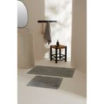 Karaca Home Foley Açık Gri 2'li Banyo Paspası