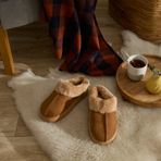 Karaca Home Fuzzy Kahverengi Kadın Ev Terliği