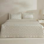 Karaca Home Glamour Beyaz Çift Kişilik Yatak Örtüsü