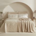 Karaca Home Helen Gold 8 Parça Çeyiz Seti Pamuk Polyester Düz Tema Özellikli - 200 x 220 cm
