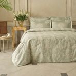 Karaca Home Holly 80 Tel %100 Pamuk Saten Çift Kişilik Nevresim Takımı Mint - 200 x 220 cm