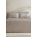 Karaca Home Jemma 120 Tel %100 Pamuk Saten Gri Çift Kişilik Nevresim Takımı