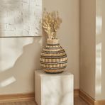 Karaca Home Jina 10x31x25 cm Hasır Vazo