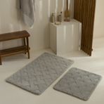 Karaca Home Karving Gri Banyo Paspası