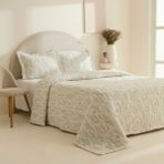 Karaca Home Klaris Çift Kişilik Yatak Örtüsü Takımı - Krem - 230 x 240 cm