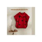 Karaca Home Ladybug Kırmızı %100 Pamuk Bebek Panço