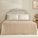 Karaca Home Layna Ecocell Çift Kişilik Tek Pike Bej