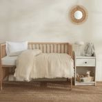 Karaca Home Lily %100 Pamuk Ekru Bebek Battaniye