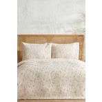 Karaca Home Lotus %100 Pamuk Terracota Tek Kişilik Nevresim Takımı
