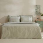 Karaca Home Luisa %100 Pamuk Çift Kişilik Nevresim Takımı Yeşil - 200 x 220 cm
