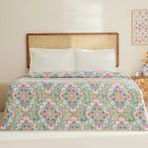 Karaca Home Luna Çok Amaçlı Çift Kişilik Yatak Örtüsü Multicolor - Çok Renkli - 200 x 220 cm