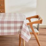 Karaca Home Luna Ekoseli Pvc Masa Örtüsü Kırmızı - 100 x 140 cm