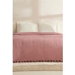 Karaca Home Mady %100 Cotton Waffle Çift Kişilik Tek Pike Pembe
