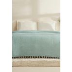 Karaca Home Mady %100 Cotton Waffle Mavi Çift Kişilik Tek Pike