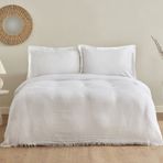 Karaca Home Minel Offwhite Çift Kişilik Pike Yatak Örtüsü Seti