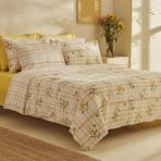 Karaca Home Minella Pamuk Soft Touch Sarı 200 x 220 cm Çift Kişilik Nevresim Takımı