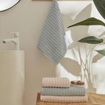 Karaca Home Morina Pudra-Mavi 4 Parça Hamam Seti